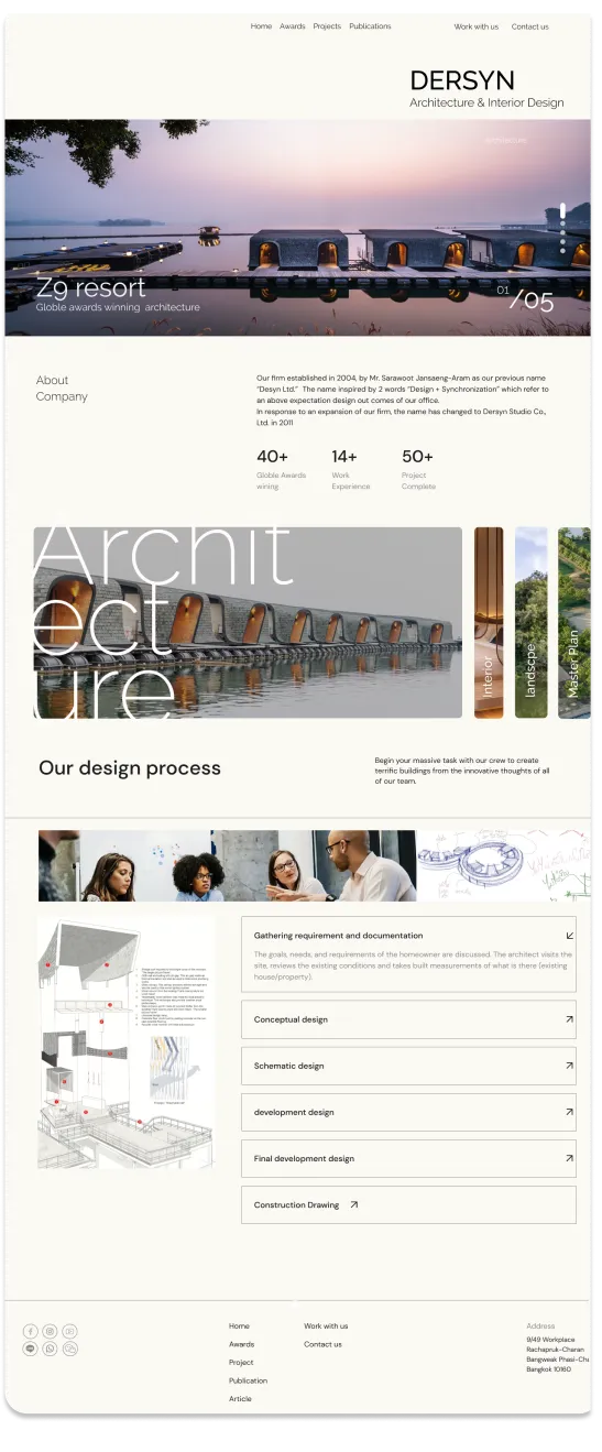 Portfolio website preview